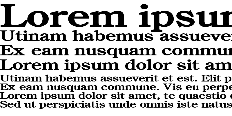 Sample of Cento Extended Bold