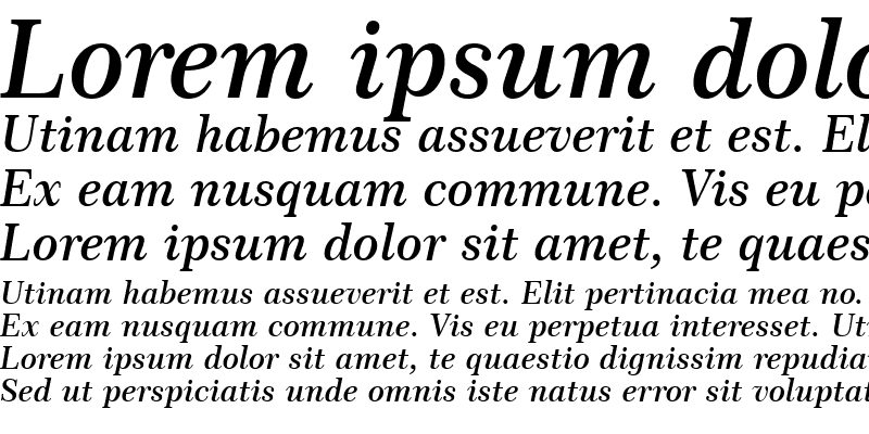 Sample of Century751 SeBd BT Semi Bold Italic