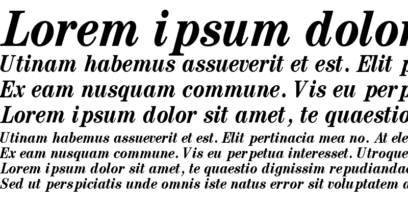 Sample of CenturyCondSSK Bold Italic
