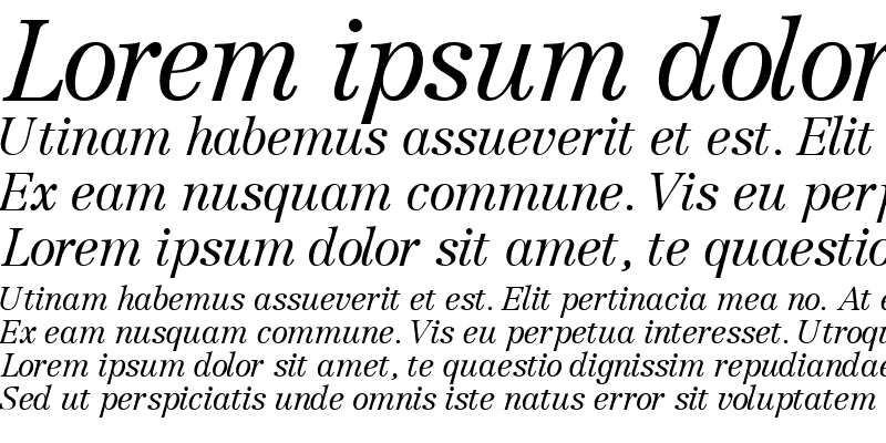 Sample of CenturyRepriseLightSSK Italic