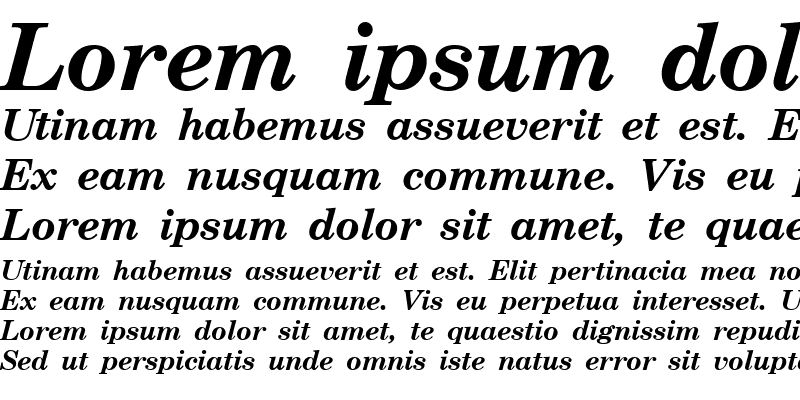 Sample of CenturySch Bold Italic