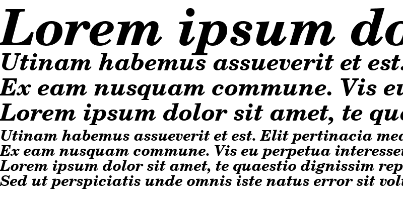 Sample of CenturySchL Bold Italic