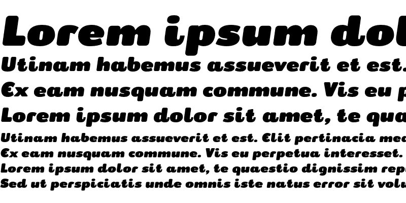 Sample of Cepo Italic