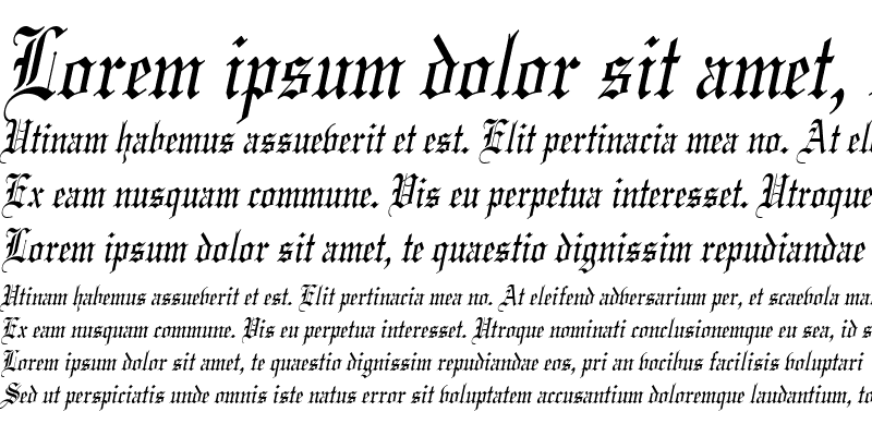 Sample of CertificateCondensed Italic