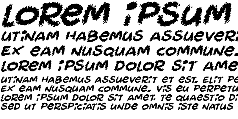 Sample of Chalkabout Italic