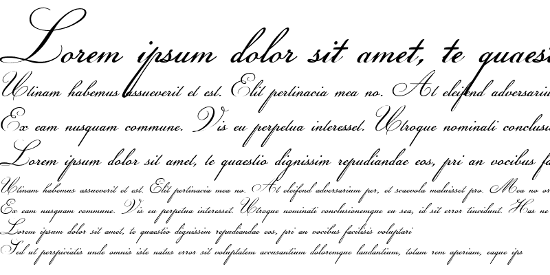 Sample of Champignon Script