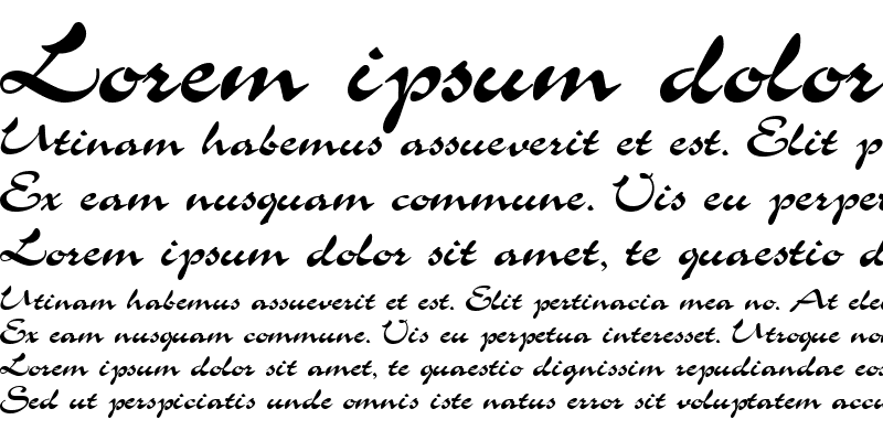 Sample of Chance Cyrillic