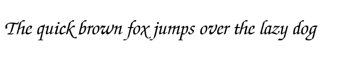 Preview of Chancery Script SSi Italic