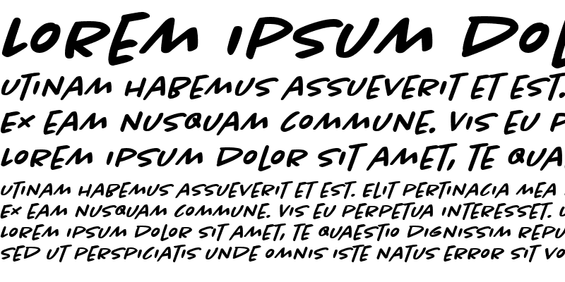 Sample of Chantal Medium Italic