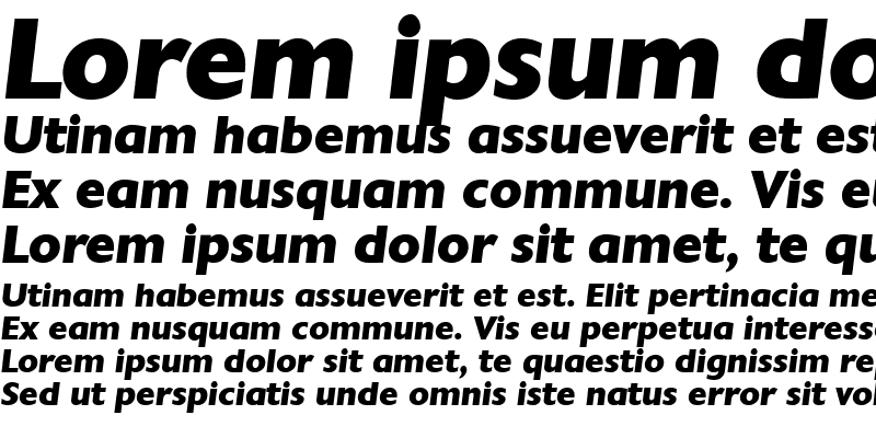 Sample of Chantilly-Serial-ExtraBold RegularItalic