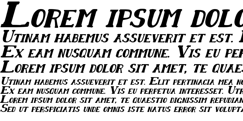 Sample of Chardin Doihle Bold Italic Bold Italic