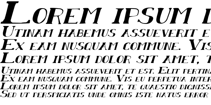 Sample of Chardin Doihle Expanded Italic Italic