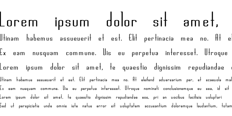 Sample of ChaslineBold Bold