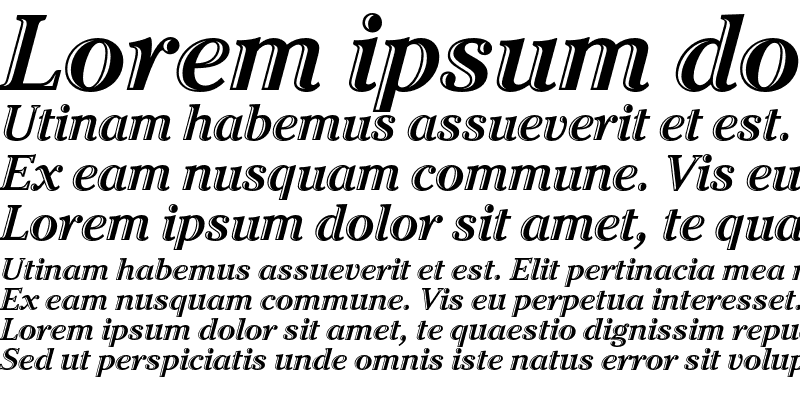 Sample of Cheltenham Handtled ITC Std It