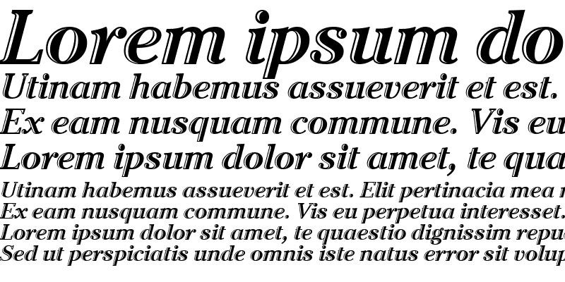 Sample of Cheltenham Htd ITC TT Italic