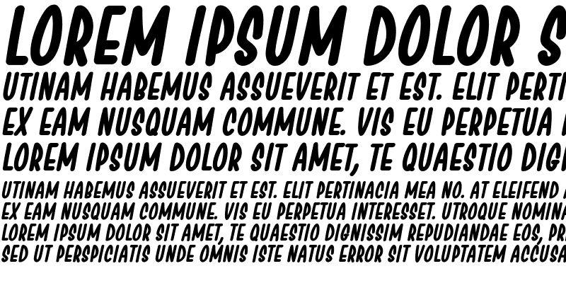 Sample of Chesan Bold Italic