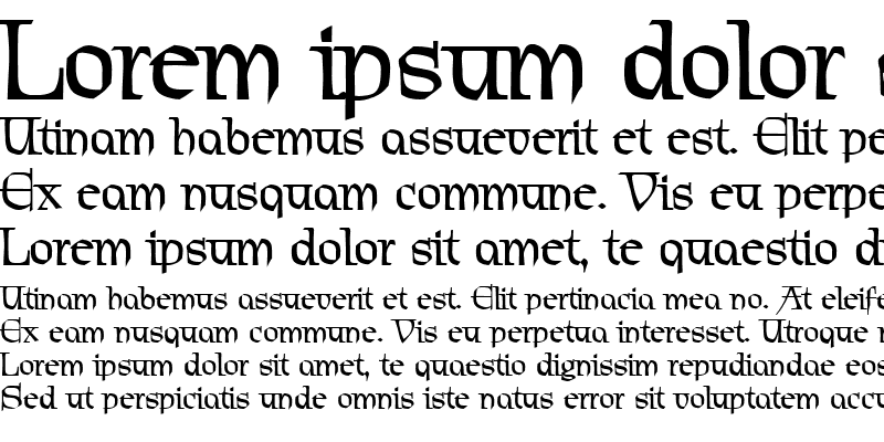 Sample of Chevalier Bold