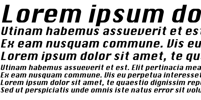 Sample of Chicane Italic