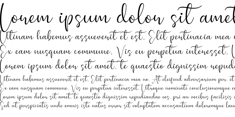 Sample of Chiesty Regular