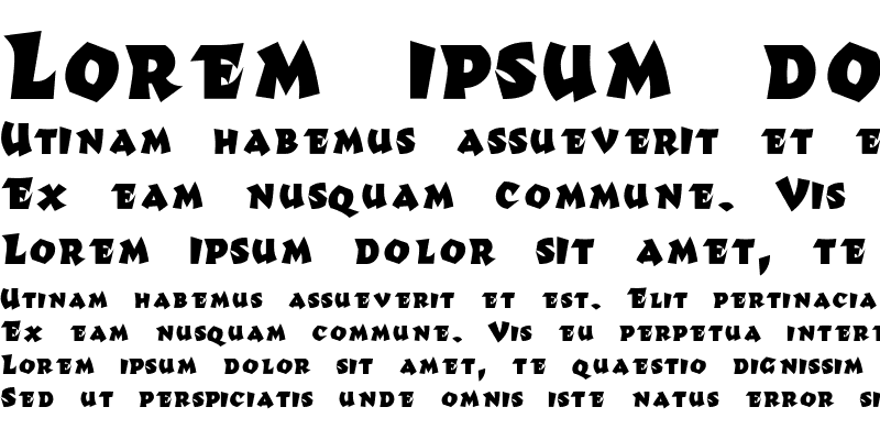 Sample of ChinaCaps Bold