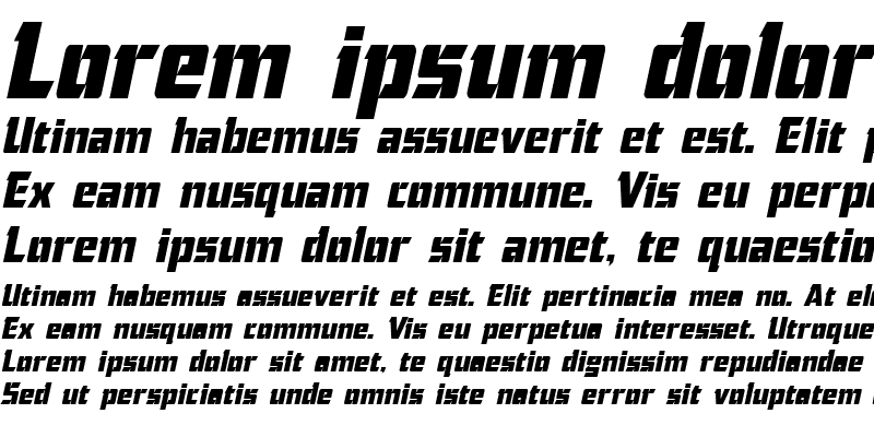 Sample of ChiselCondensed Italic