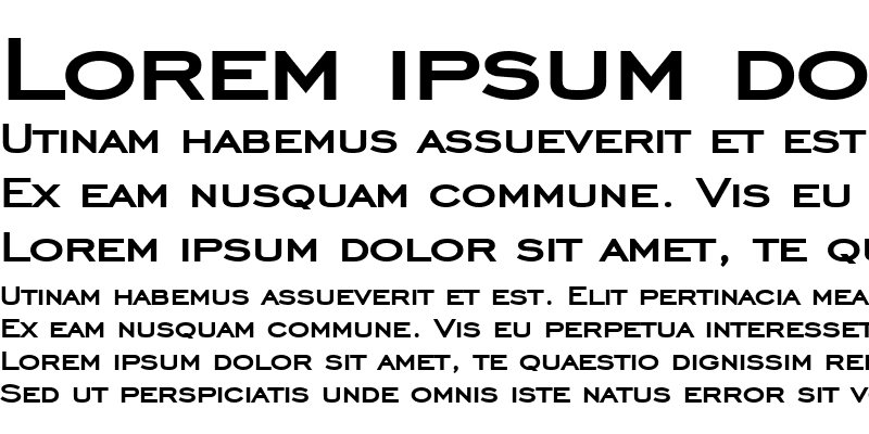 Sample of ChiselWide Bold
