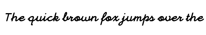 Preview of ChitownScript Bold Italic