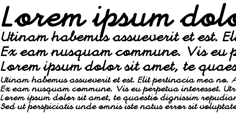 Sample of ChitownScript Bold Italic