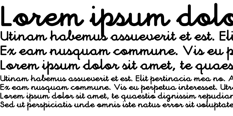 Sample of ChitownScript Bold