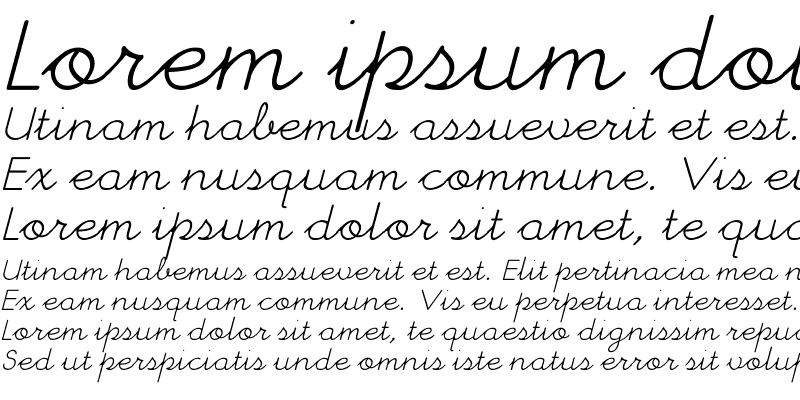 Sample of ChitownScript Light Italic