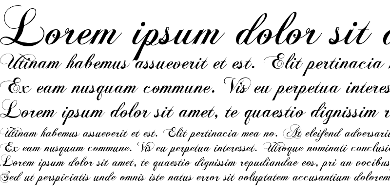 Sample of Chopin Script