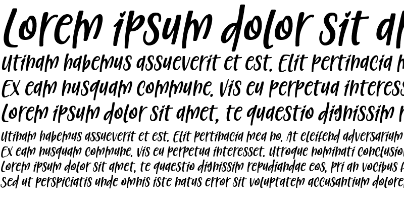 Sample of Christed Italic