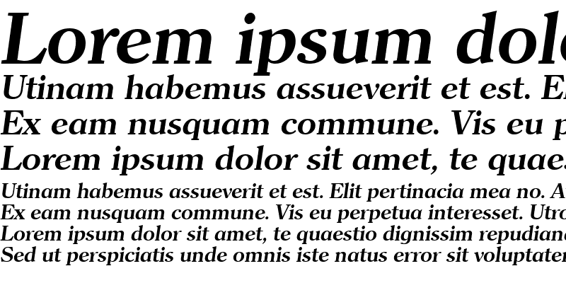 Sample of ChristianBecker Bold Italic