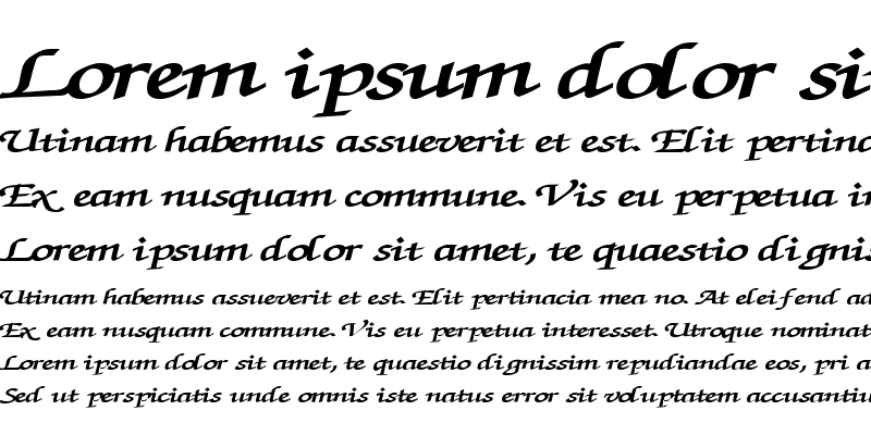 Sample of ChristianChicText65 Bold
