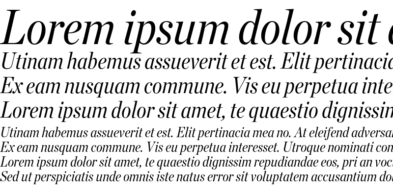 Sample of Chronicle Disp Cond Italic