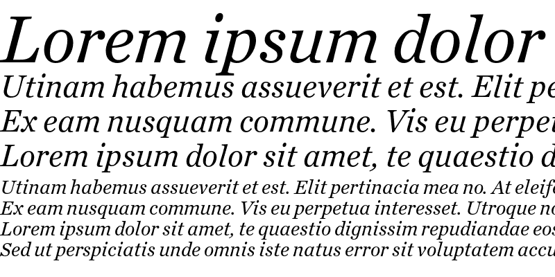 Sample of Chronicle Text G1 Italic