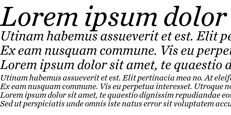 Sample of Chronicle Text G2 Italic