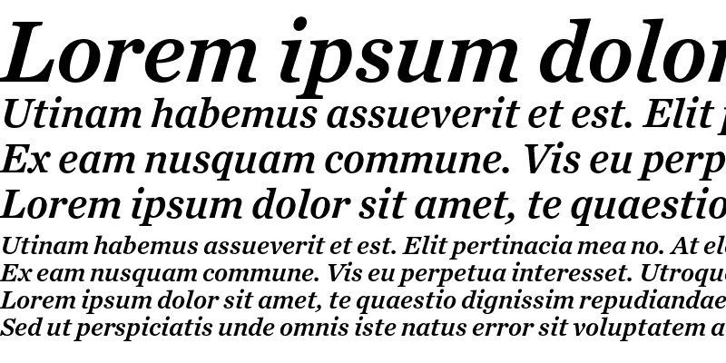 Sample of Chronicle Text G2 Semibold Italic