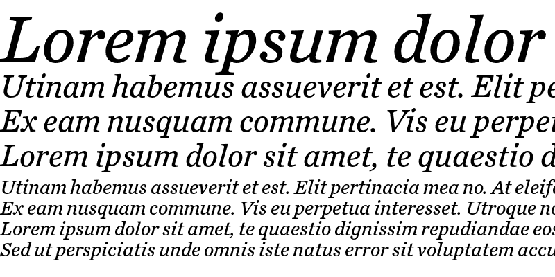 Sample of Chronicle Text G4 Italic