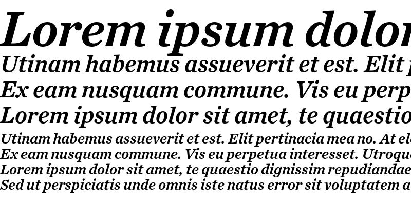 Sample of Chronicle Text G4 Semibold Italic