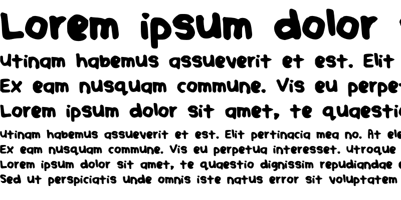 Sample of CinnamonsFont