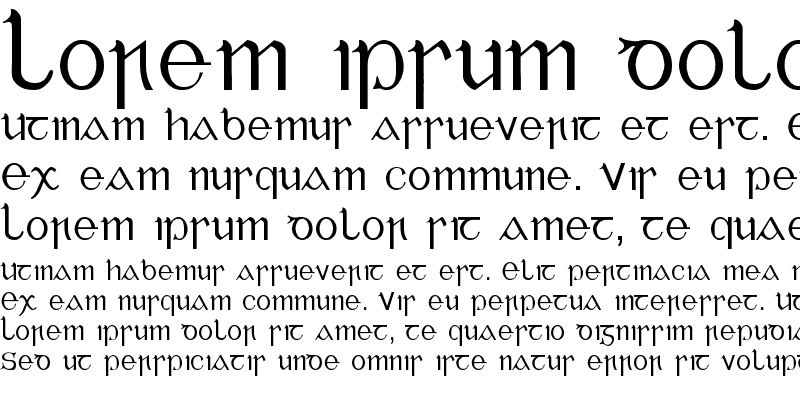 Sample of Cl? Gaelach (Twomey) Regular