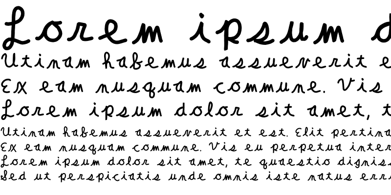 Sample of Clara Lee Cursive Cursive