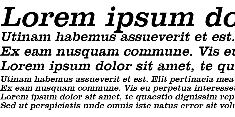 Sample of Clare Italic