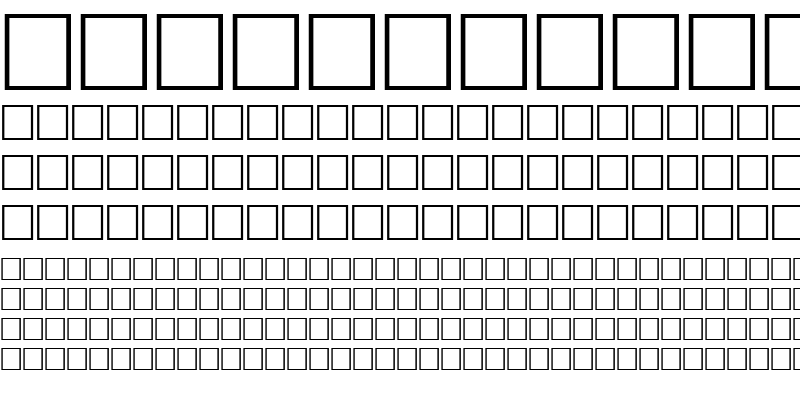 Sample of ClarendonExp Bold