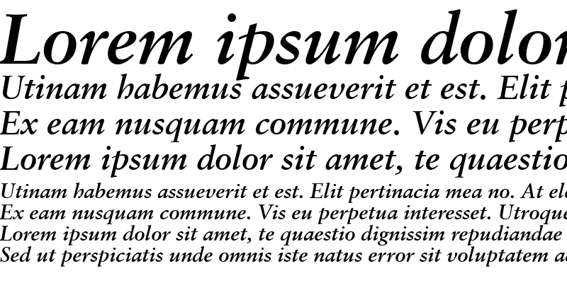 Sample of ClassGarmnd BT Bold Italic