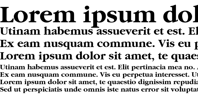 Sample of Classic Russian Bold