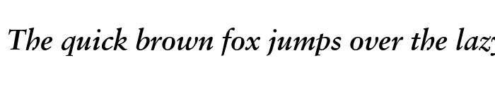 Preview of Classical Garamond Bold Italic