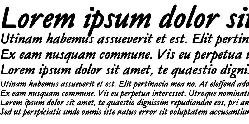 Sample of Claude Sans Bold Italic Plain