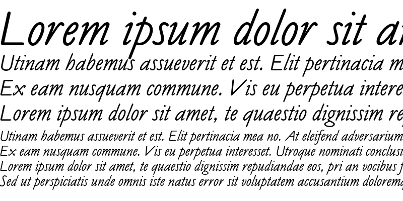 Sample of Claude Sans Italic Plain